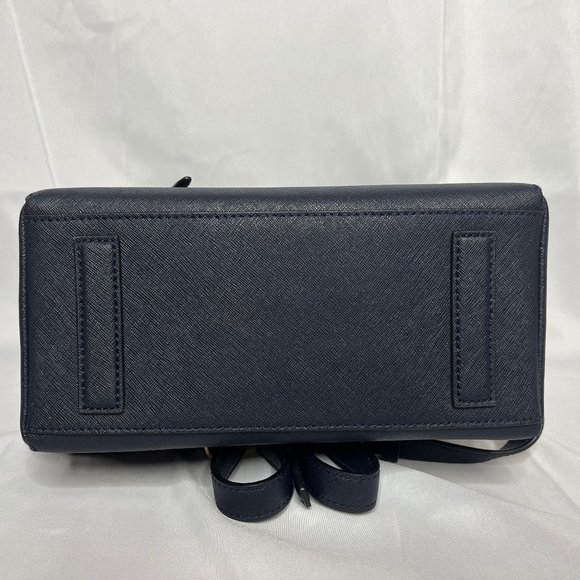 Tory Burch Blue Backpack with Gold Accents - Picture 6 of 7